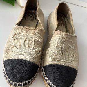 Chanel canvas espadrilles